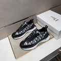 Dior Patterned Panel Sneakers — front