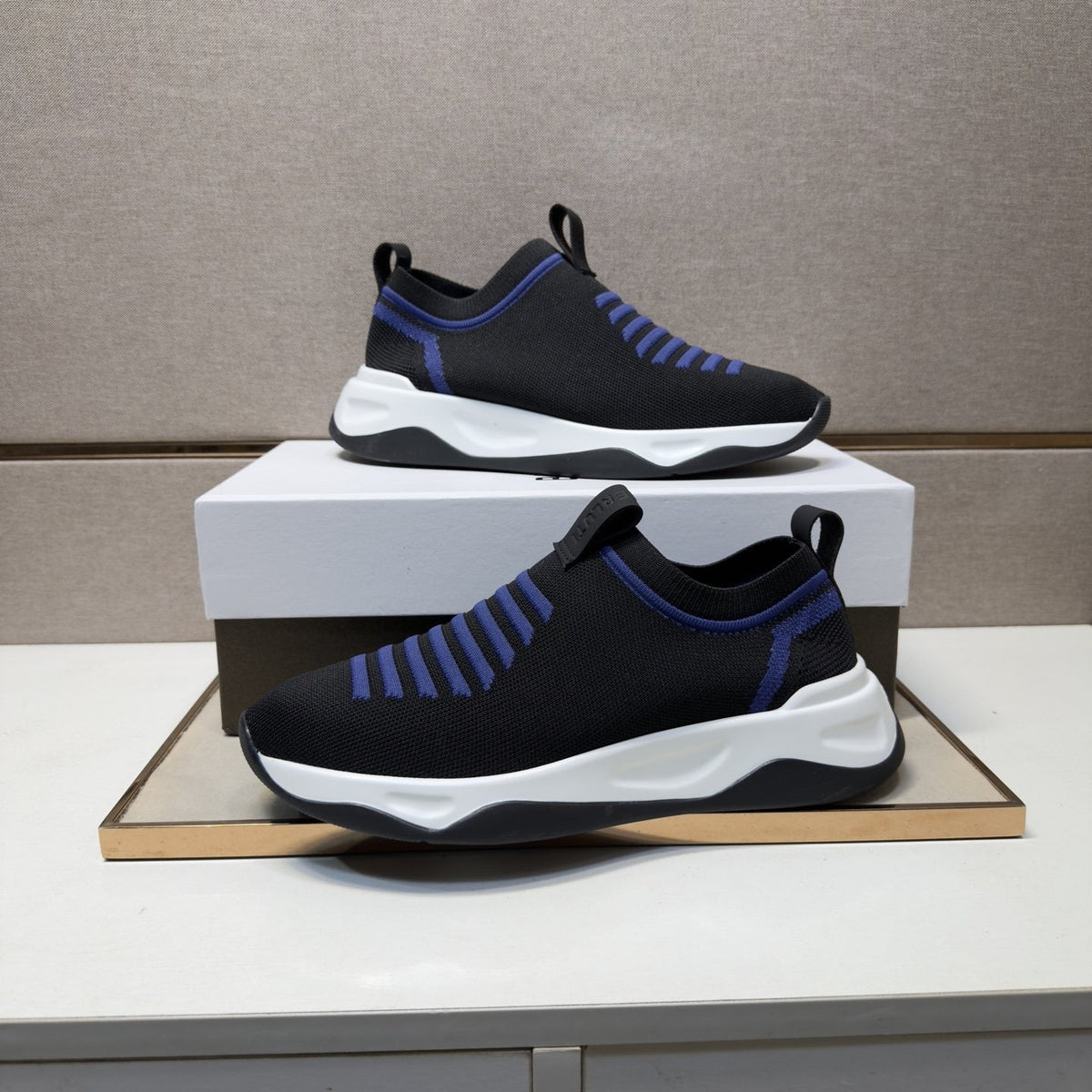 Berluti Ribbed Slip-On Sneakers — side